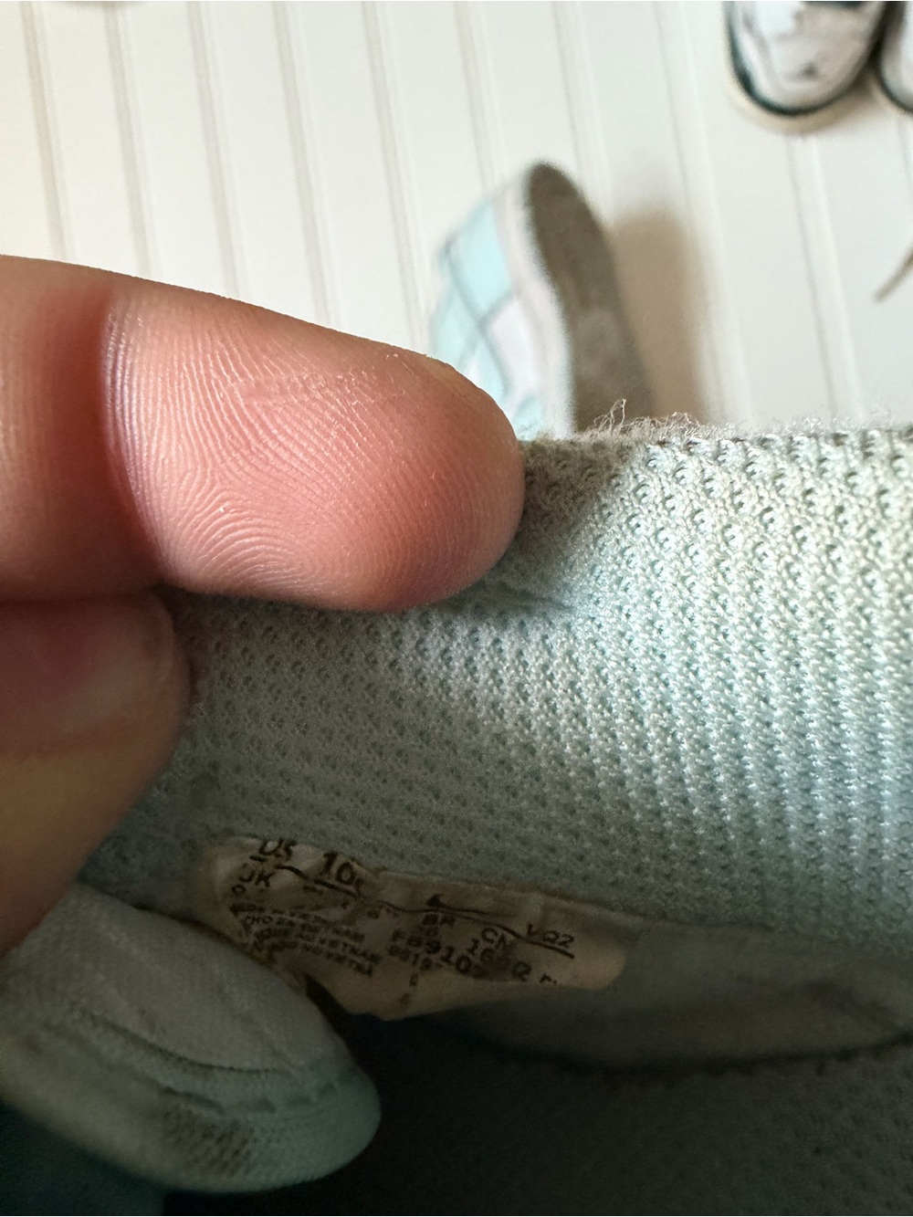 Nike Kids Mint Green and White Low-Top Sneakers - Picture 6 of 6